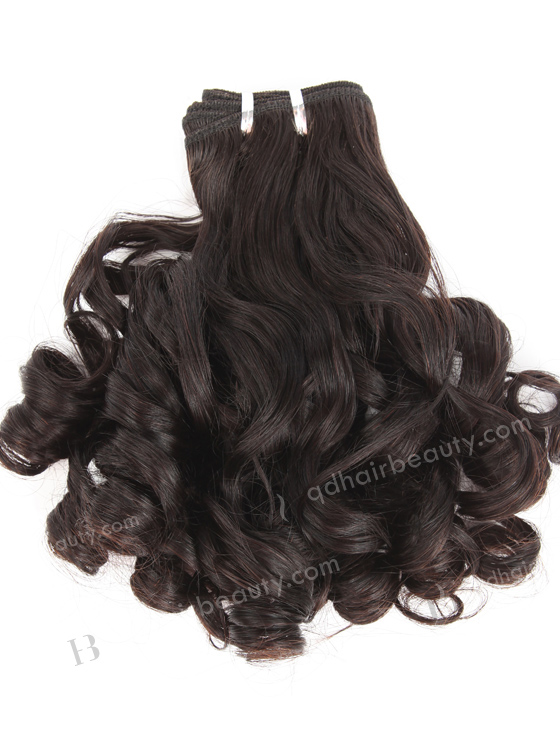 In Stock 5A Peruvian Virgin Hair 18" Double Drawn Deedee Curl Natural Color Machine Weft SM-6133